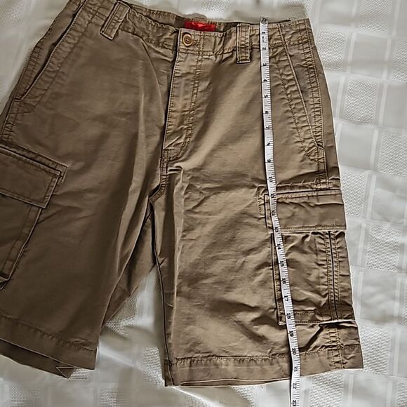 IZOD Men's Cargo Cotton Shorts Khaki Size 30 - Picture 13 of 16